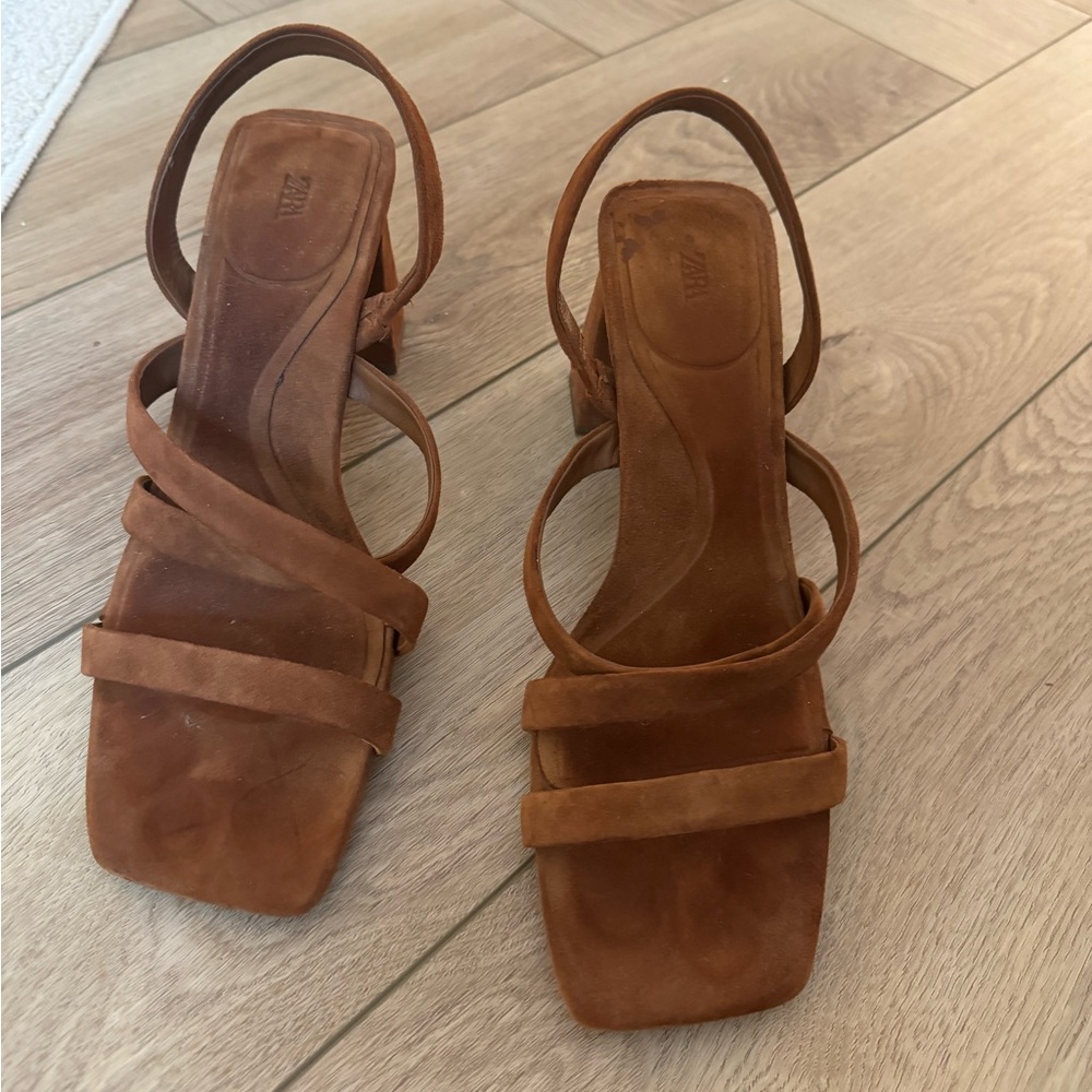 Suede Zara sandals